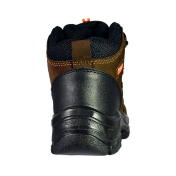 NEW MENS SAFETY WORK BOOTS- IMPACT & SLIP RESISTANT, WATERPROOF | BROWN SIZE 10 - Picture 5 of 11